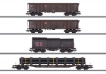 Artikel-Bild-Märklin H0 46915 Güterwagen-Set 4tlg. gealtert DB AG, Ep. V