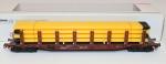 Artikel-Bild-Märklin H0 47713 Doppelrungenwagen mit Gasrohre, 4 Achsen, DB Ep. IV 