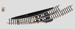 Artikel Bild: Märklin Z 8569 Elektromagnetische Bogenweiche rechts , Radius 195 mm, 30°