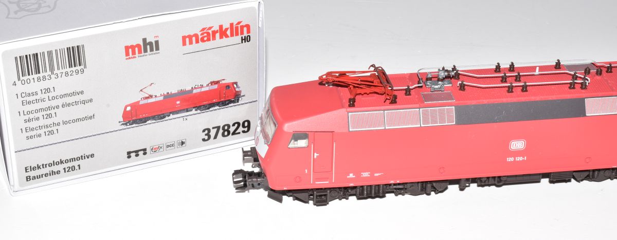 Artikel Bild: Märklin H0 37829 E-Lok BR 120.1 der DB AG, Ep. IV, mfx, DCC und Sound