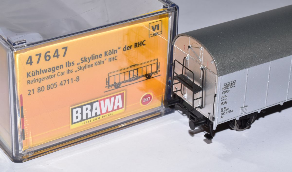 Artikel Bild: Brawa H0 47647 SoMo Kühlwagen Skyline Köln der RHC Ep. VI NEU