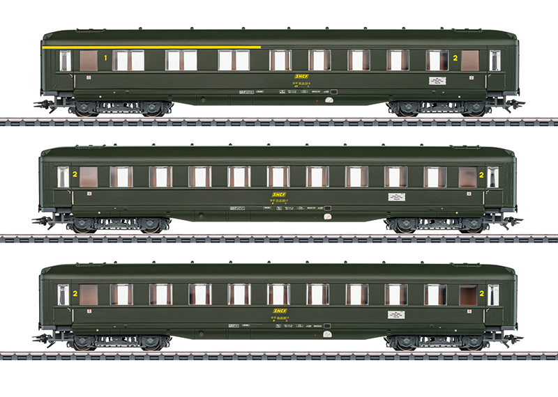 Artikel Bild: Märklin H0 43230 Personenwagen Set 3tlg. der SNCF in Ep. IV Wagenset