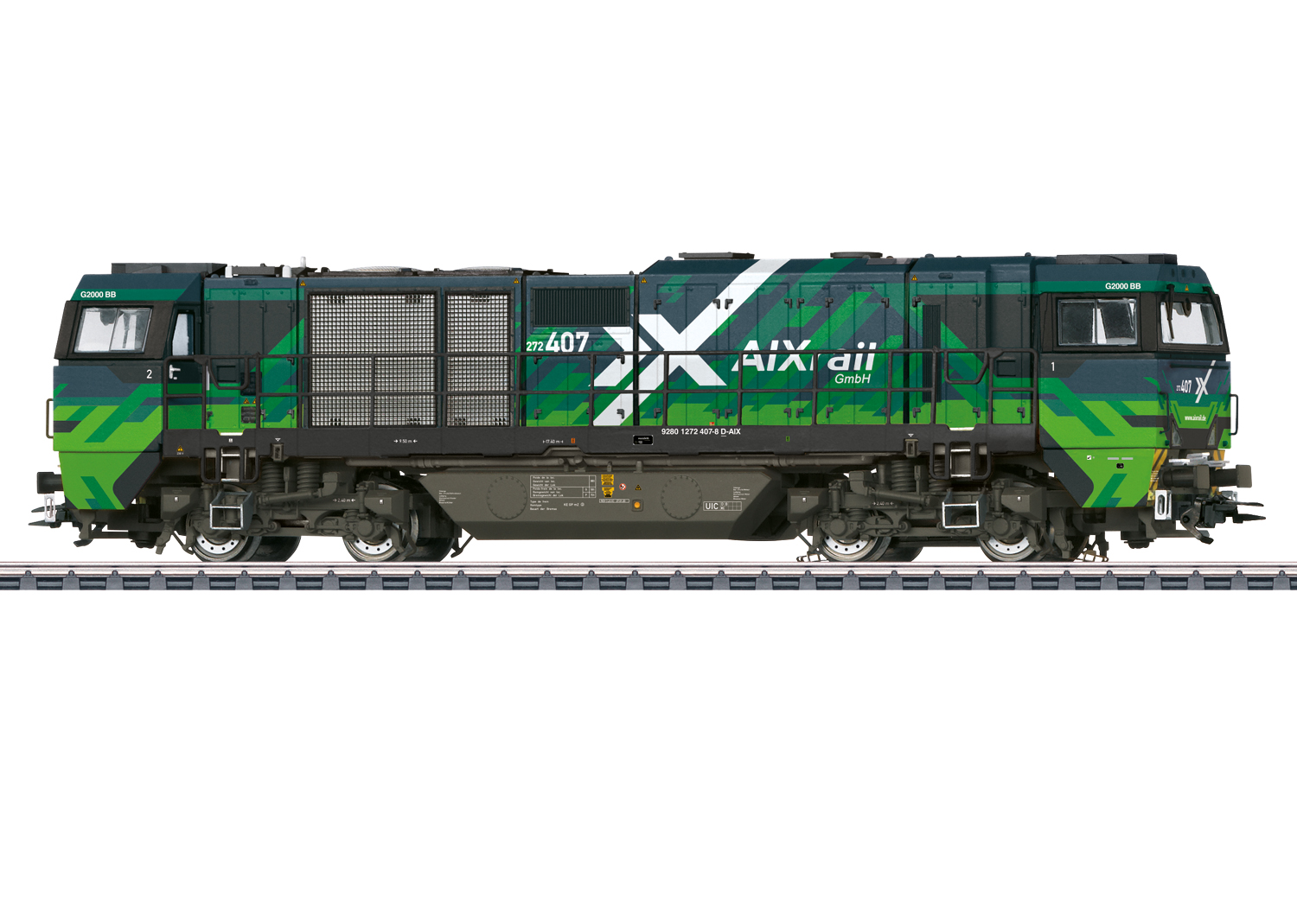 Artikel Bild: Märklin H0 37299 Diesellok BR 272 (G2000) AIXrail Ep. VI mfx/DCC u. Sound 