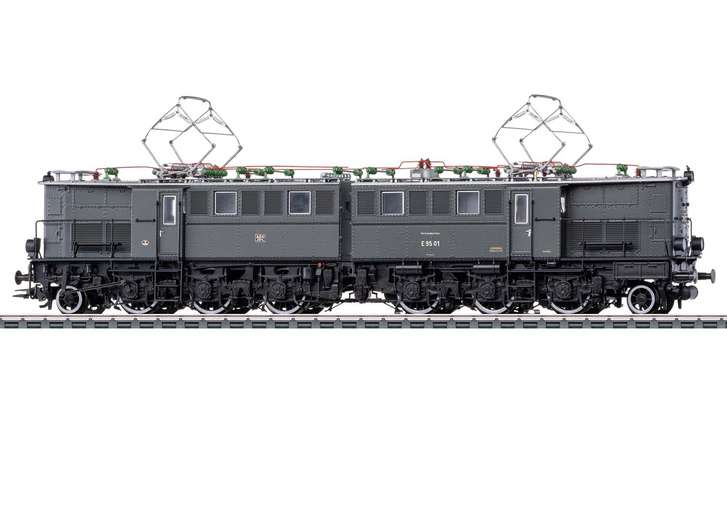 Artikel Bild: Märklin H0 38950 E95 E-Lok der DRG in grau, Ep. II mfx, DCC u. Sound INSIDER