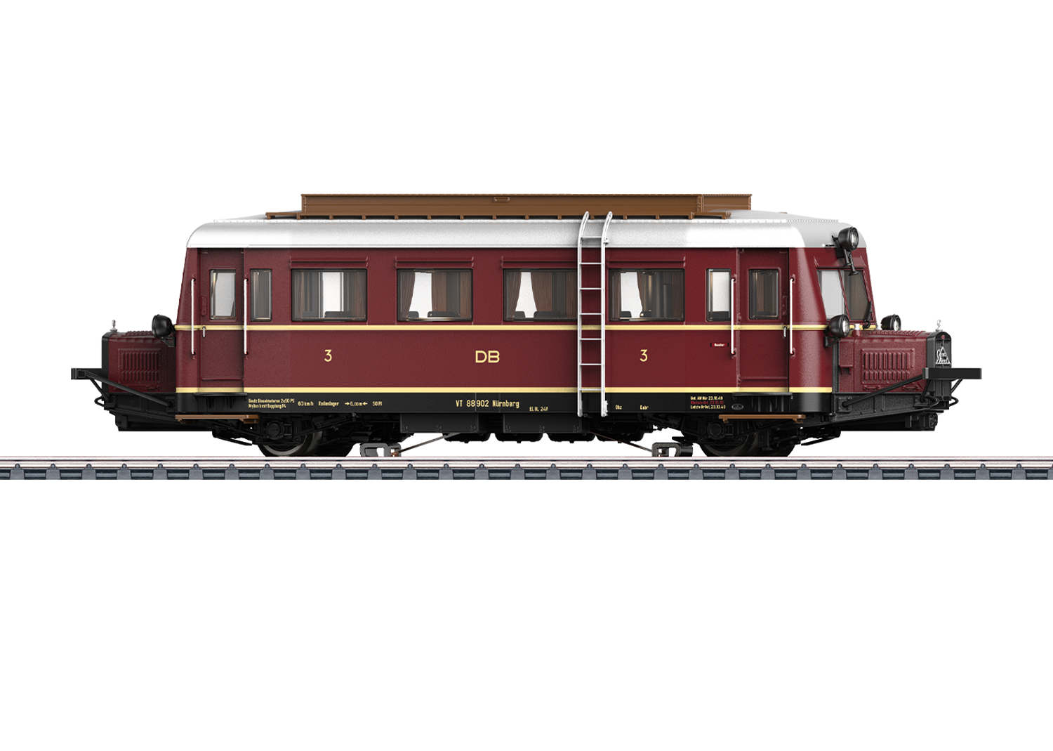 Artikel Bild: Märklin H0 38135 Dieseltriebwagen BR VT 88.9, DB, Ep. III, mfx, DCC und Sound