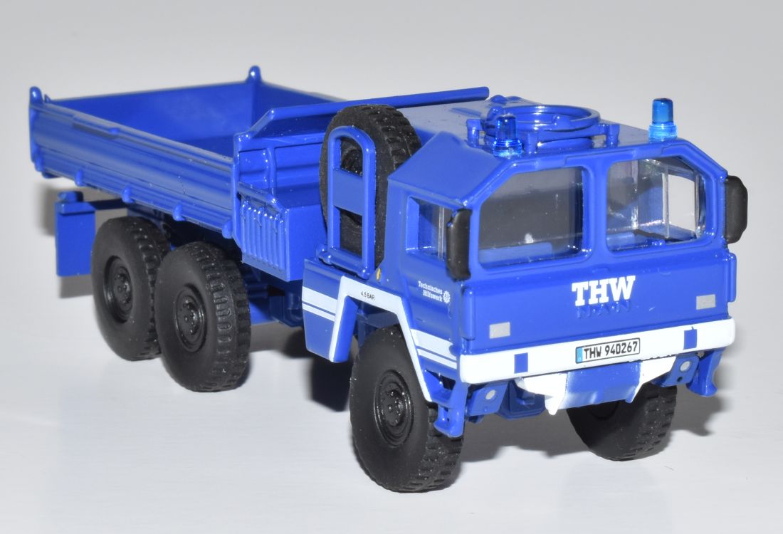 Artikel Bild: Schuco H0 452679400 MAN 7to gl Kipper des THW blau NEU 1:87