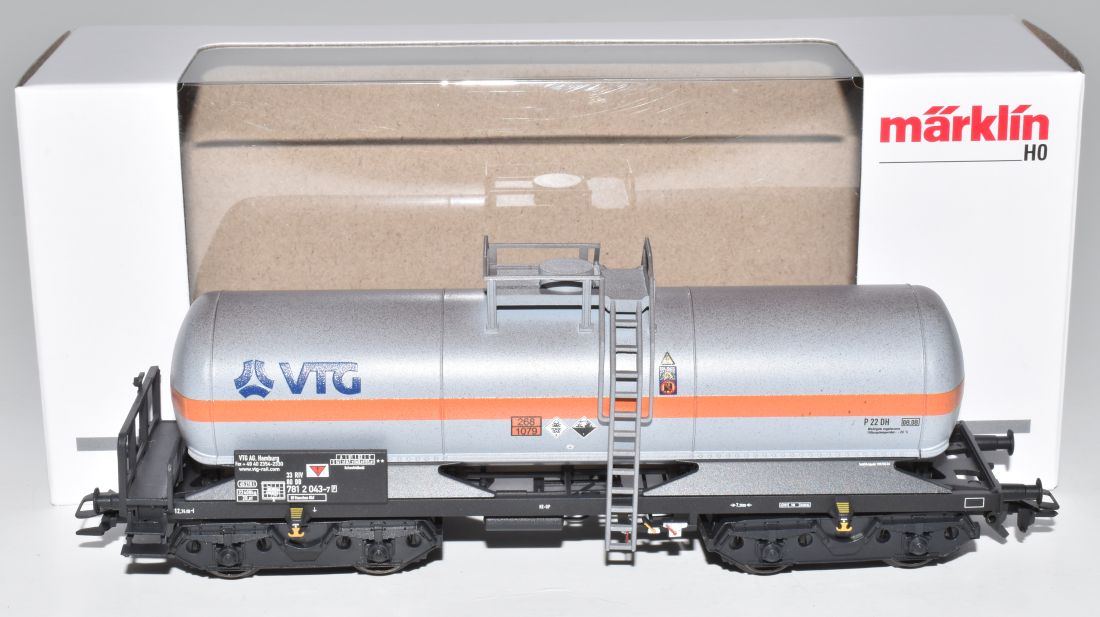 Artikel Bild: Märklin H0 46465 Chlorgas- Kesselwagen-Set 5tlg. VTG Ep. V