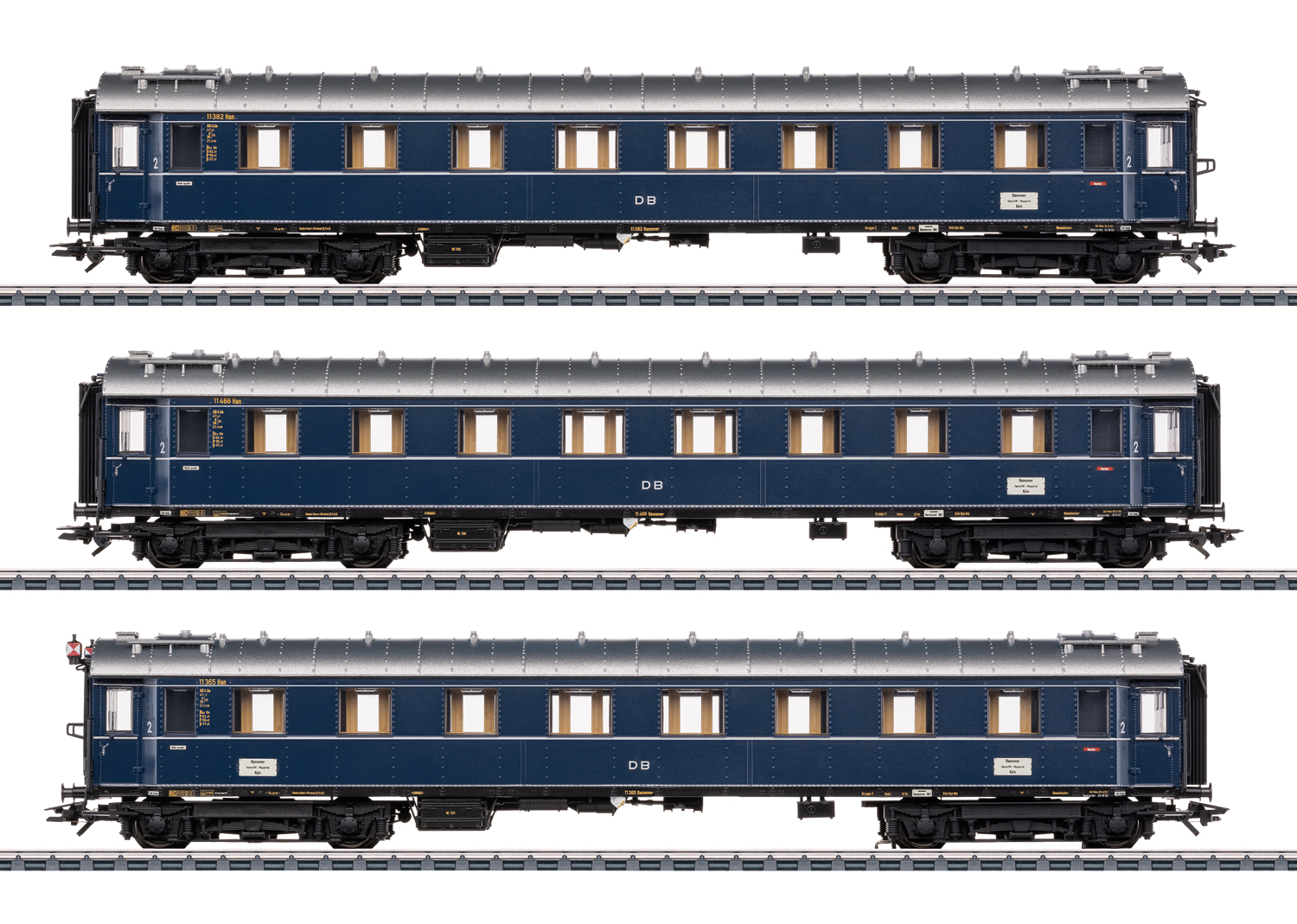 Artikel Bild: Märklin H0 42528 Personenwagen-Set „Dom Pfeil“ der DB, Ep. III