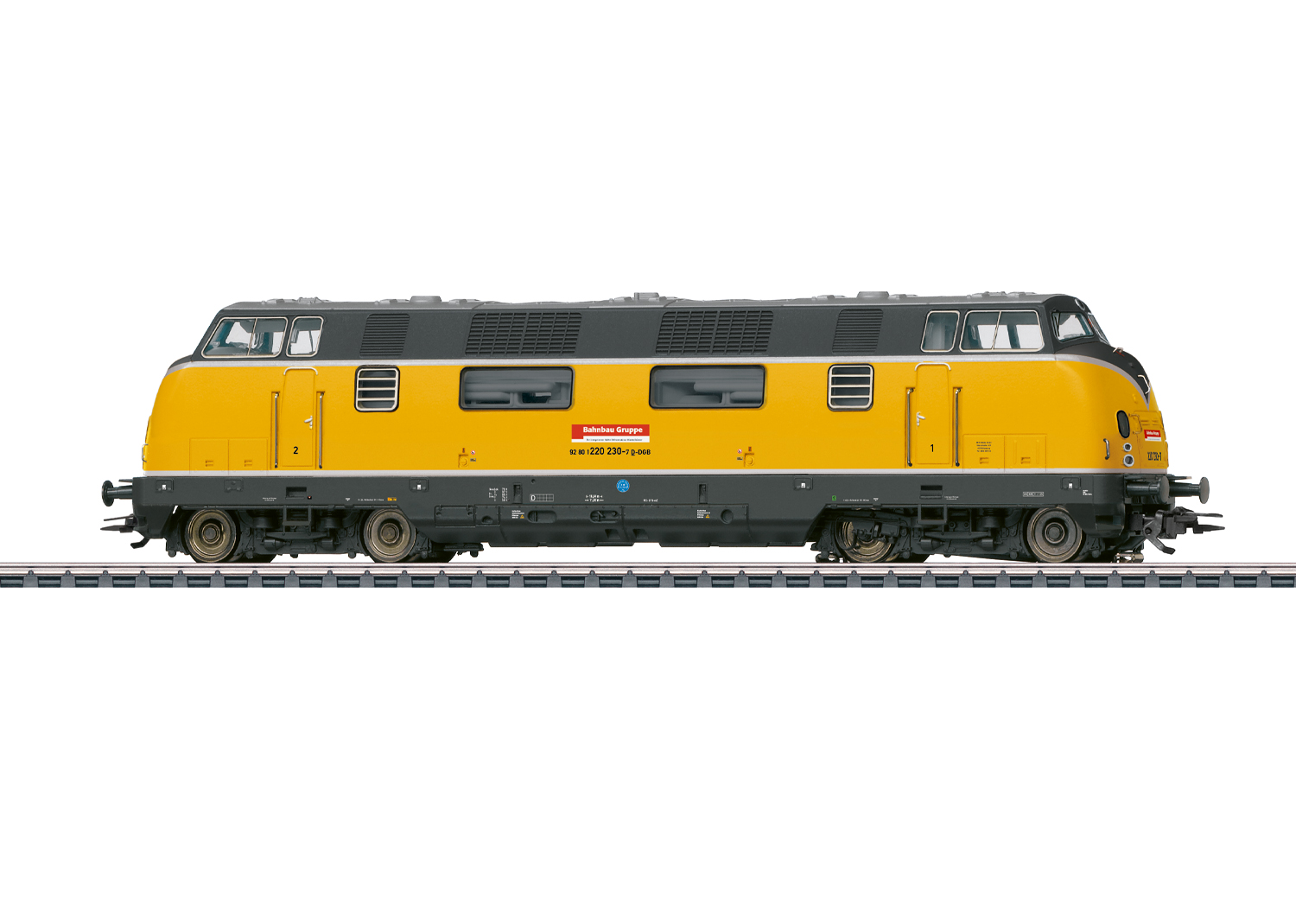 Artikel Bild: Märklin H0 37809 Diesellok BR 220 der DBG, Ep. VI mit mfx, DCC und Sound