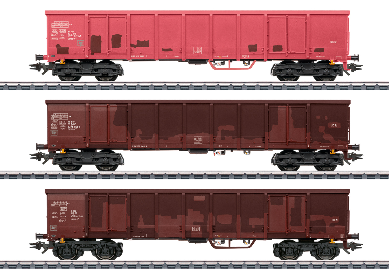 Artikel Bild: Märklin H0 47188 Hochbordwagen-Set Eanos-x der DB AG, Ep. VI