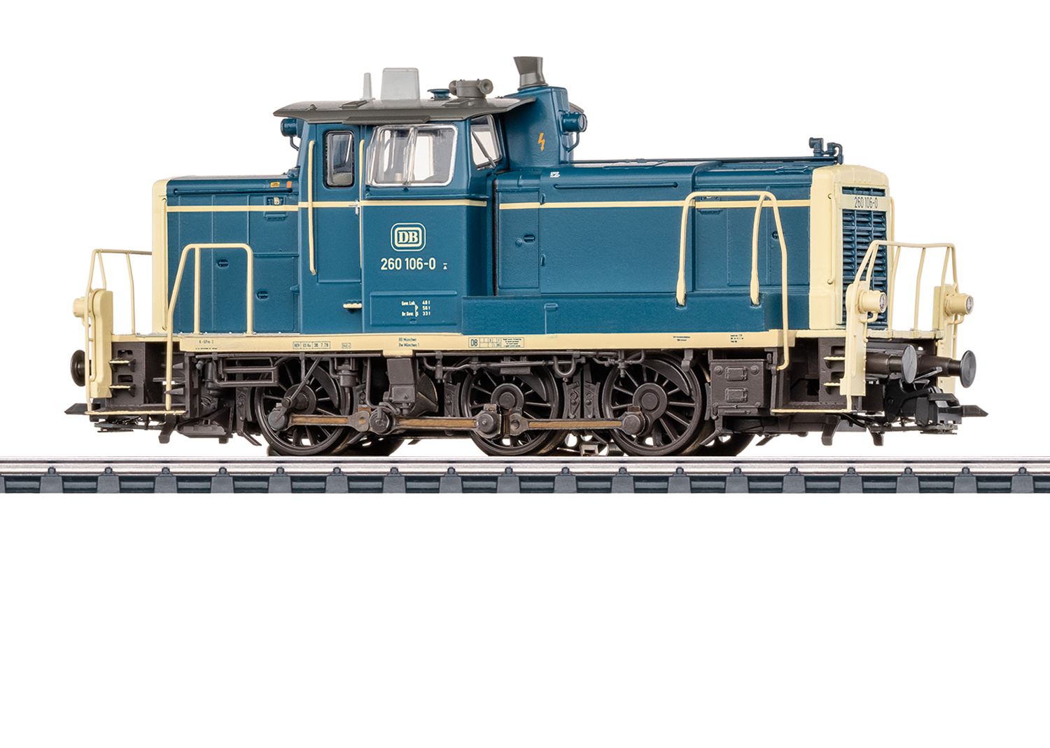 Artikel Bild: Märklin H0 38601 Diesellok BR 260 der DB, Ep. IV mit mfx, DCC und Sound