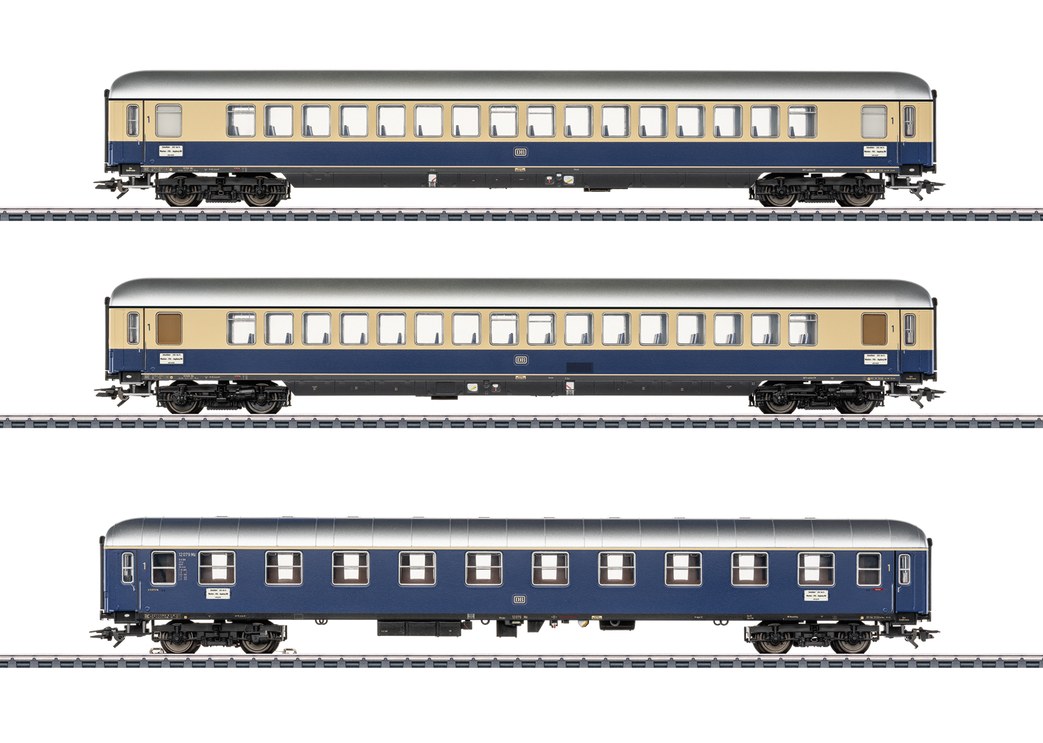 Artikel Bild: Märklin H0 43779 Personenwagen-Set 2 IVA Express der DB, Ep. III, 3er Set MHI