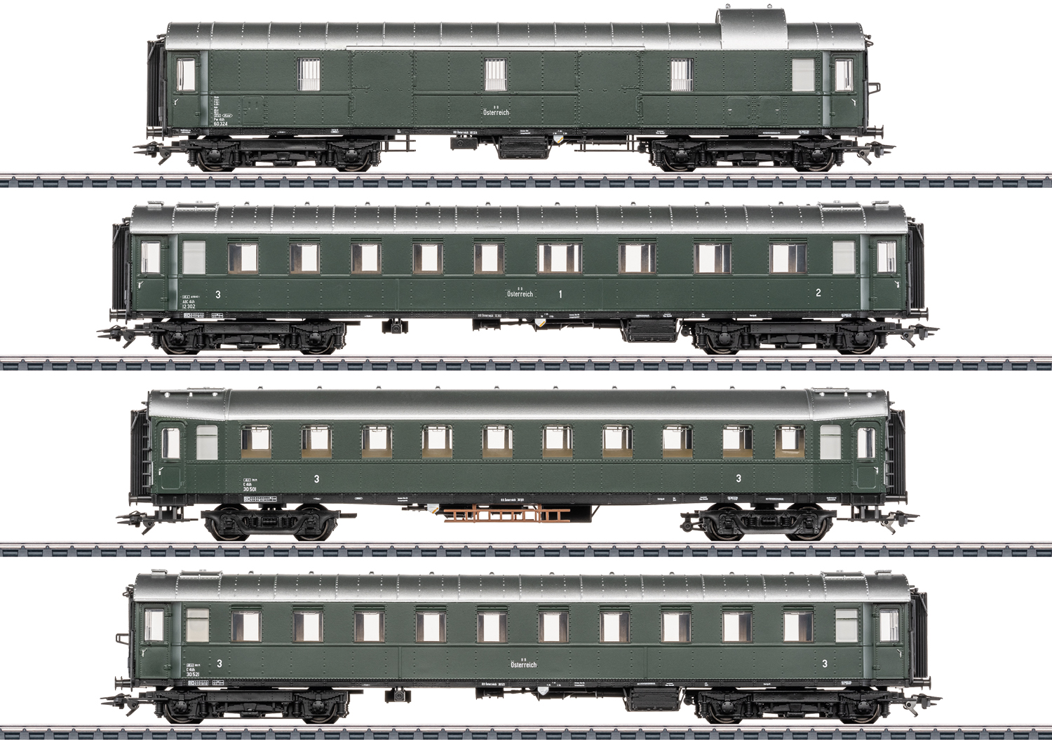 Artikel Bild: Märklin H0 42525 Reisezugwagen Set 5tlg. der ÖBB in Ep. III
