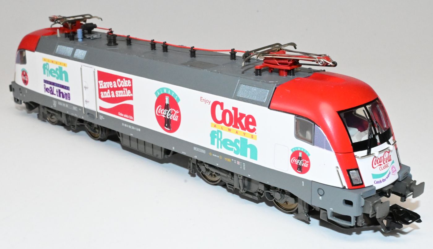 Artikel Bild: Märklin H0 39829 BR 182 Taurus E-Lok CocaCola DB AG Ep. VI mfx/DCC u. Sound