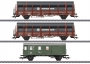 Details-Märklin H0 46569 Rungenwagen-Set 2 mit Stahlröhren-Beladung, Ep. IV