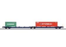 Artikel-Bild-Märklin H0 47474 Doppel-Taschenwagen Sdggmrss, Ep. VI