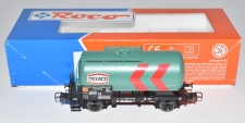 Artikel-Bild-Roco H0 47042 Kesselwagen Texaco der DB in Ep. IV mit OVP
