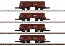 Märklin Spur Z 82710 Güterwagenset Selbstentladewagen 00tz 44 der DB, Ep. III