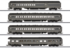 Artikel-Bild-Märklin H0 43629 US-Heavyweight Personenwagen-Set, Ep. III mit mfx und DCC